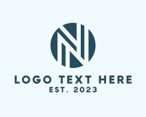 Circle - Modern Professional Letter N logo design