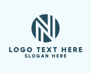 Modern Professional Letter N Logo