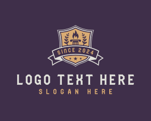 Learning - University Academy Shield logo design
