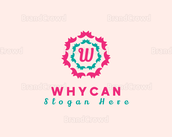 Floral Festive Decor Logo