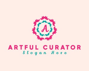 Floral Festive Decor logo design