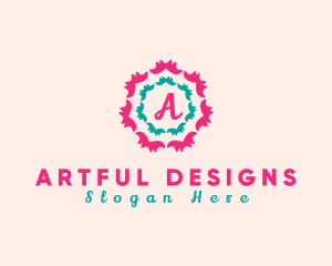 Floral Festive Decor logo design