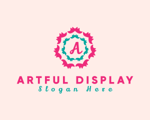 Floral Festive Decor logo design