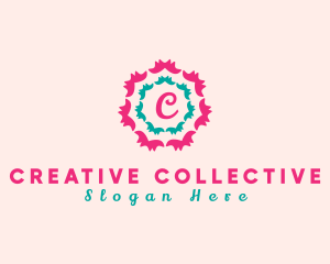 Floral Festive Decor logo design