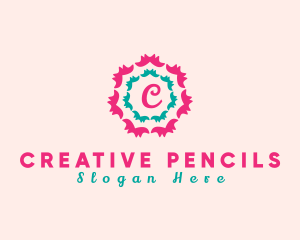 Floral Festive Decor logo design