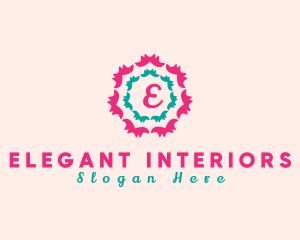 Floral Festive Decor logo design