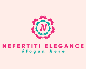 Floral Festive Decor logo design