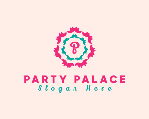 Floral Festive Decor logo design