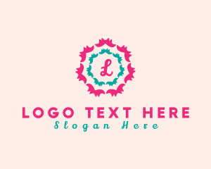 Floral Festive Decor Logo