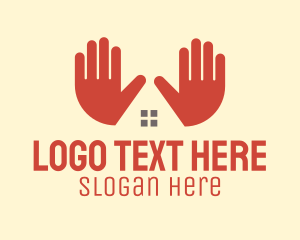 Leasing - Hand House Listing logo design