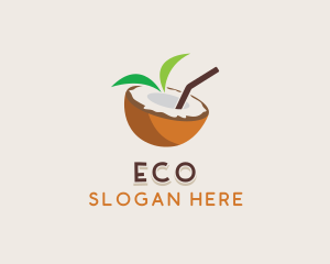 Coconut Healthy Juice Logo