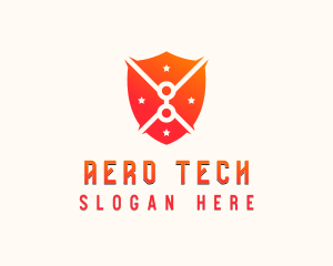 Tech Shield Cybersecurity logo design