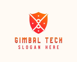 Tech Shield Cybersecurity logo design