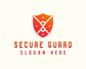 Tech Shield Cybersecurity logo design