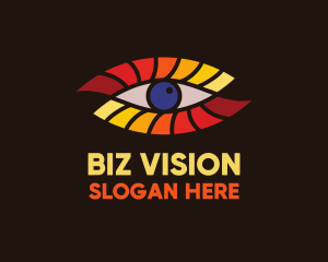 Stained Glass Eyelashes logo design