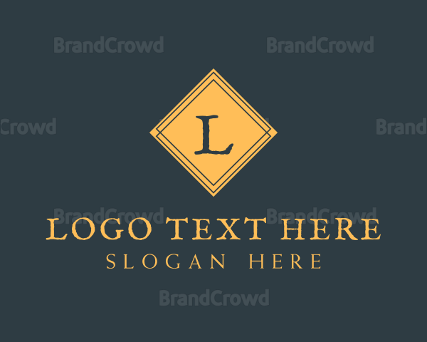 Gold Luxury Premium Brand Logo