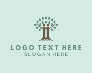 Leaf - Human Tree Care logo design