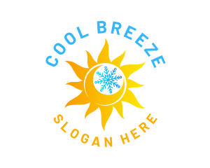 Refrigeration - Snow Sun Refrigeration logo design