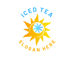 Snow Sun Refrigeration logo design