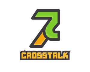 Team - Futuristic Number 7 Gaming logo design