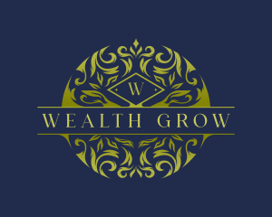 Ornament Royalty Wealth logo design