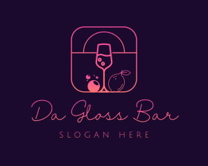 Cocktail Margarita Bar logo design