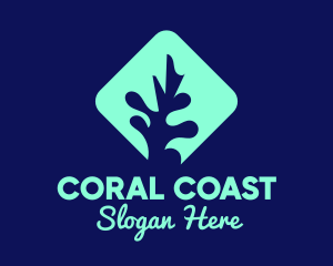 Sea Coral Aquarium logo design