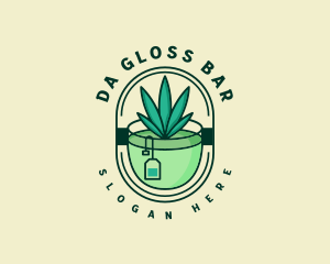 Weed Tea Bar logo design