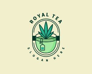 Weed Tea Bar logo design