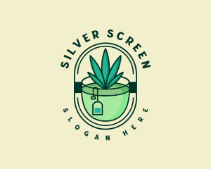 Cannabis - Weed Tea Bar logo design