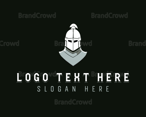 Medieval Knight Armor Logo