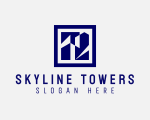 High Rise Building Property logo design