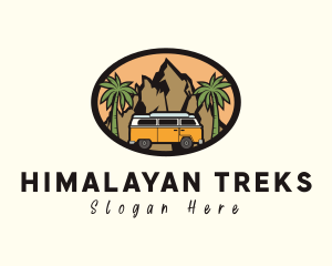 Campervan Travel Adventure logo design