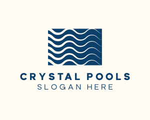 Pool - Wave Pool Resort logo design