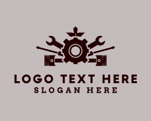 Mechanic Tools Repair Logo