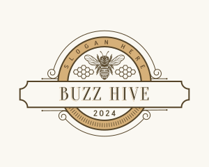 Bee Hive Apiary logo design