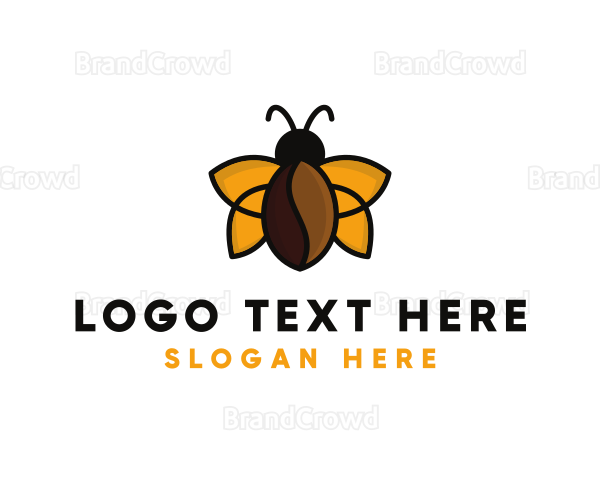 Bug Coffee Bean Logo