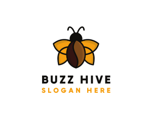 Bug Coffee Bean logo design