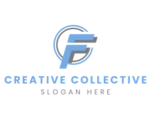 Creative Business Letter F logo design