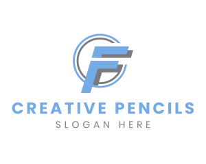 Creative Business Letter F logo design