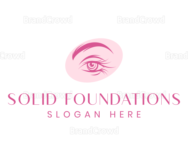 Feminine Beauty Eye Lashes Logo