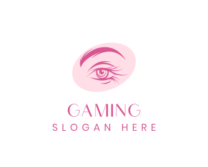 Eyebrow - Feminine Beauty Eye Lashes logo design