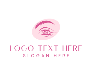 Feminine Beauty Eye Lashes Logo