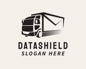 Truck - Mail Envelope Truck logo design