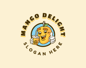 Mango Smoothie Beverage logo design