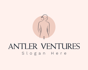 Nude Woman Spa logo design