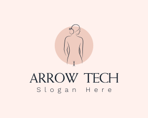 Nude Woman Spa logo design