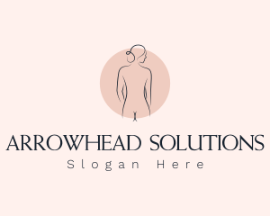 Nude Woman Spa logo design