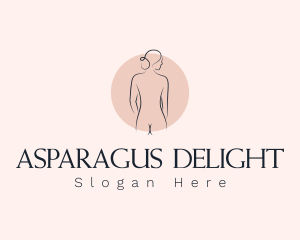 Nude Woman Spa logo design