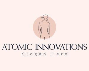 Nude Woman Spa logo design